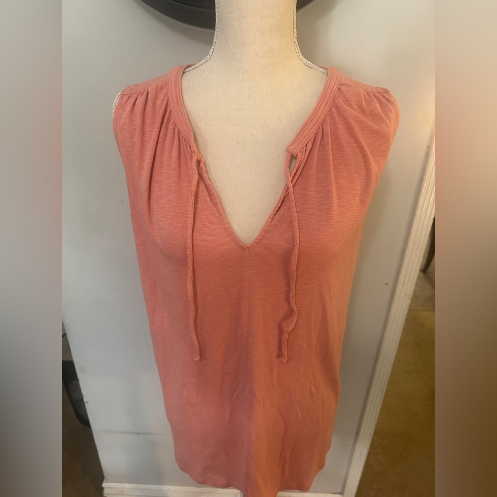 Ava & Viv Sleeveless Peach Tank Top